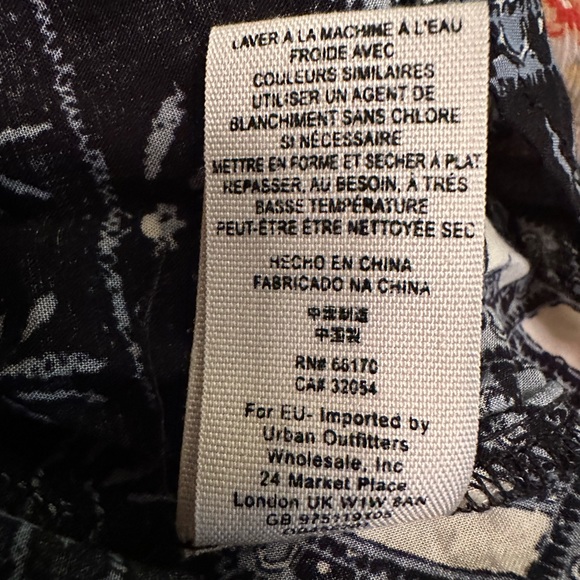 Free People Down By The Bay ~Size XS~ Long Sleeve Flowy Boho Tunic Peasant Dress - Picture 14 of 15